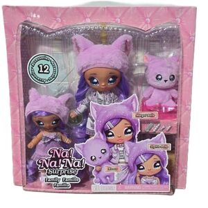 Na! Na! Na! Surprise Lavender Kitty Long Hair Doll Playset